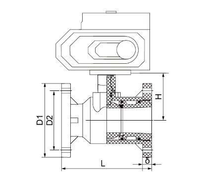電動(dòng)、氣動(dòng)法蘭式球閥（Q641F-10S、Q941F-10S)(圖2)