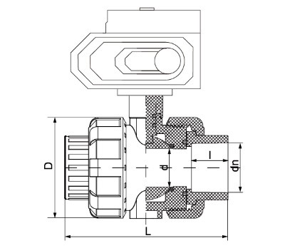 氣動(dòng)、電動(dòng)球閥（Q661F-10S、Q961F-10S)(圖2)
